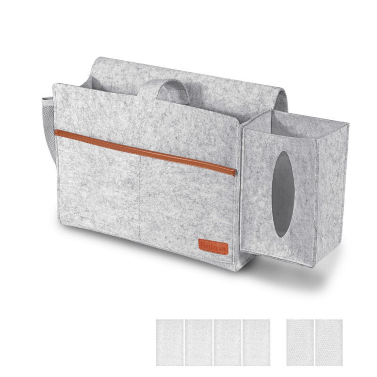 Bedside BIGGER Storage Caddy Sofa Desk Felt Hanging Bag Pocket Organizer 3 Color